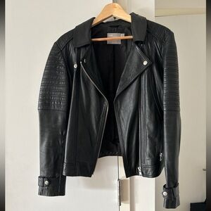 ASOS Leather Moto Jacket size 14